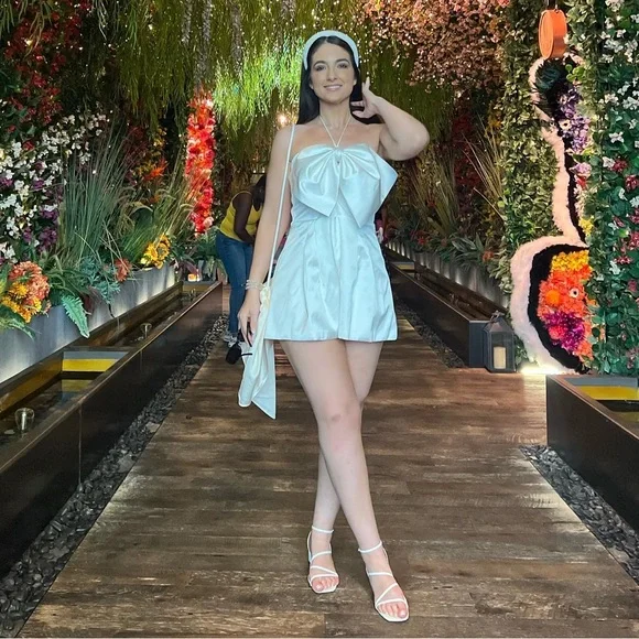satin romper dress with shorts All Of A Sudden Satin Romper In Rose